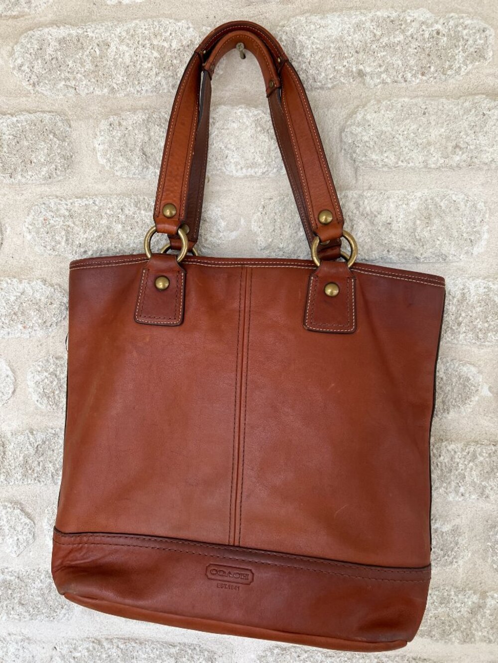 Coach Legacy 65th Anniversary Leather Gigi Tote Bag 11131 Whiskey - Picture 2 of 16